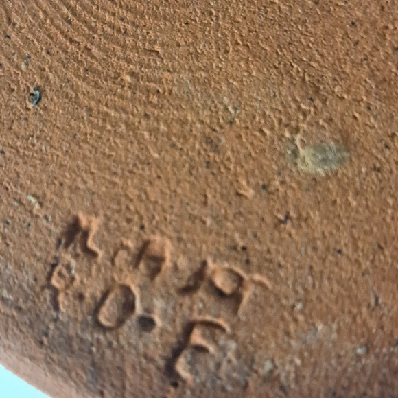 Rodolfo Drip Glaze Pottery Jar / Vase, signed Rodolfo for Alfadom. - Picture 5 of 7